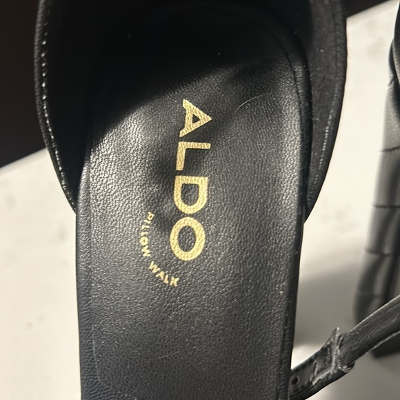 Aldo Pillow walk heels black 7.5 - Picture 2 of 4